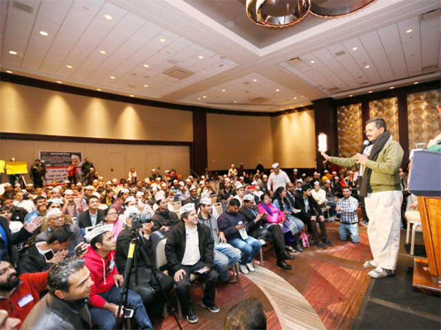 Arvind Kejriwal in New York