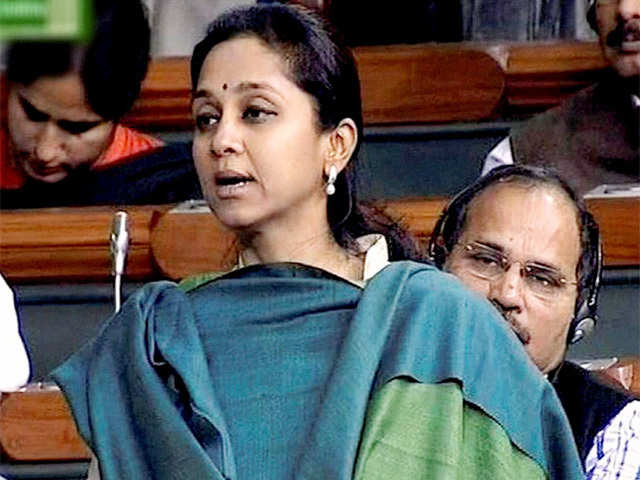 Supriya Sule in Lok Sabha