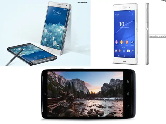 AP Review: Standout features of Galaxy Note Edge, Motorola Droid Turbo and  Xperia Z3