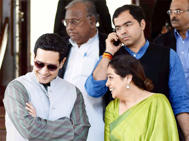 Kirron Kher with Raghav Lakhanpal Sharma