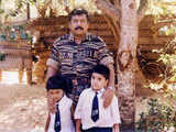 Prabhakaran with his children