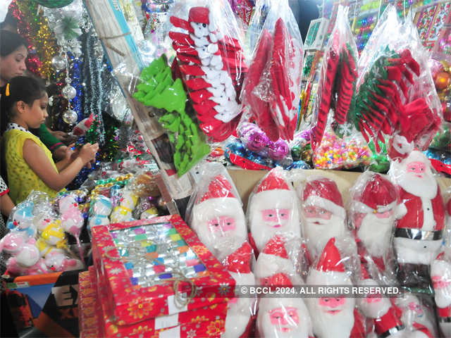 Christmas shopping in Kolkata
