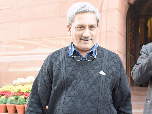 Manohar Parikar during winter session Parliament