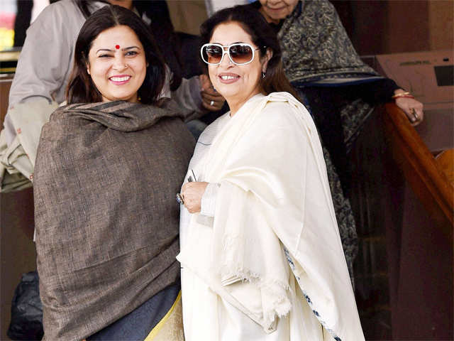 Meenakshi Lekhi and Kirron Kher