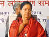 Vasundhara Raje plans mega events on govt's first anniversary on December 13