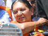 Gujarat Chief Minister Anandiben Patel visits Narmada dam at Kevadia