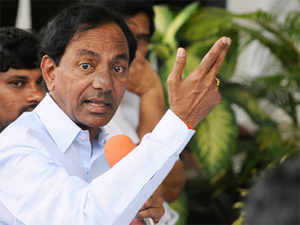 Telangana Chief Minister K Chandrasekhar Rao today expanded his Cabinet with the induction of six members, including three who defected to the ruling TRS.