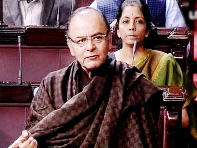 Arun Jaitley suring the winter parliament session