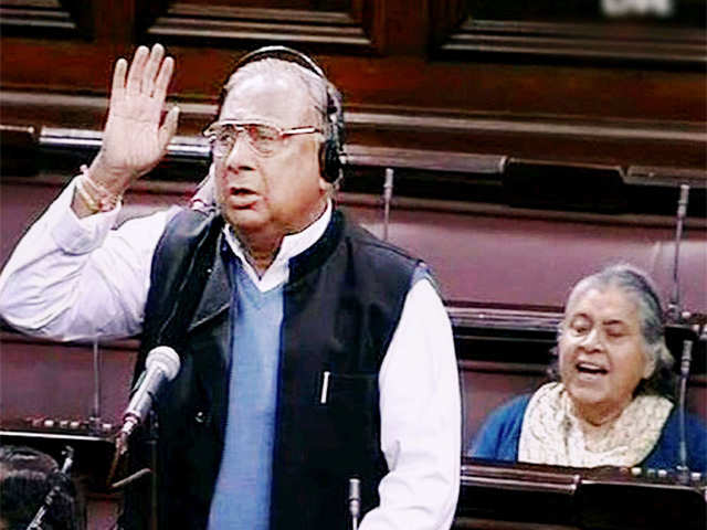 V Hanumantharao in Rajya Sabha