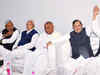 Nitish Kumar, Mulayam Singh Yadav, Lalu Prasad Yadav share dais, slam PM Narendra Modi