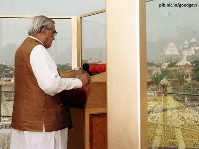 Vajpayee first became Prime Minister in 1996