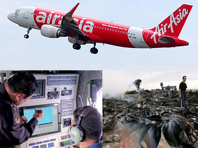 Hunks Of The Wreckage Missing Airasia Flight Is 3rd Malaysia Linked Incident The Economic Times