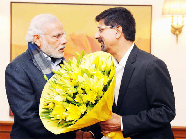 PM Modi meets former cricketer K Srikkanth in New Delhi