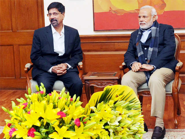 PM Modi with Kris Srikkanth