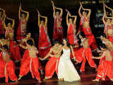 Katrina Kaif performs during closing ceremony