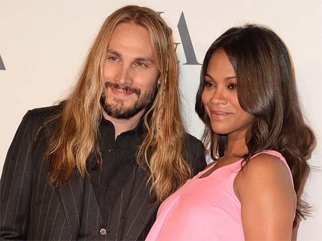 Zoe Saldana Husband Marco Perego Welcome Twins The Economic Times