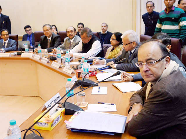 Union Finance Minister Arun Jaitley at pre-Budget discussions