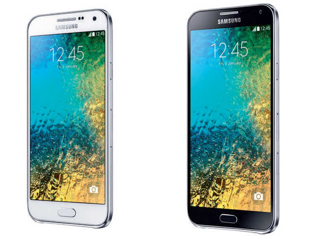 Galaxy E5, E7, A3 and A5 smartphones