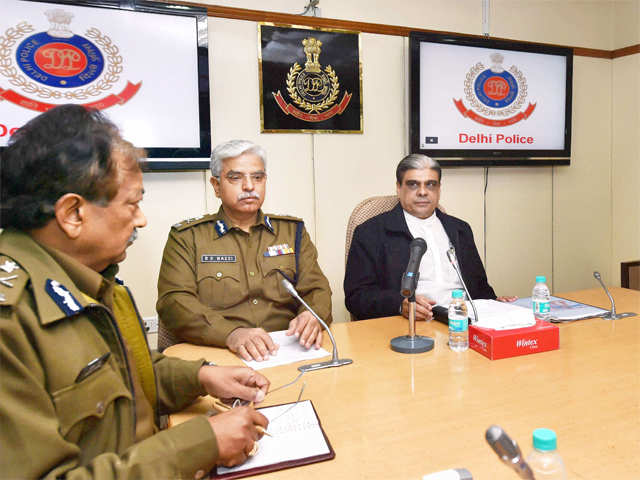 MoS Home with Delhi Police commissioner