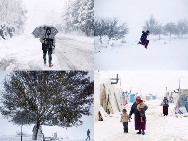 Snow blankets the Middle East as strong winter storm strikes