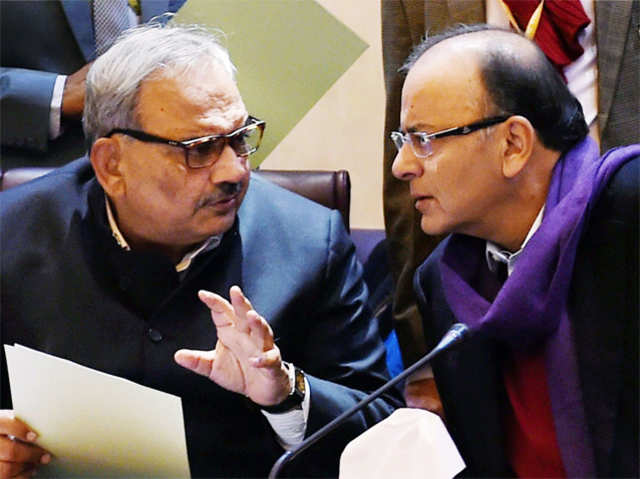 Arun Jaitley attends the pre- budget discussions