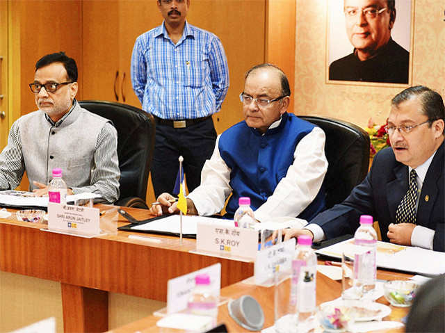 Arun Jaitley at LIC headquarters