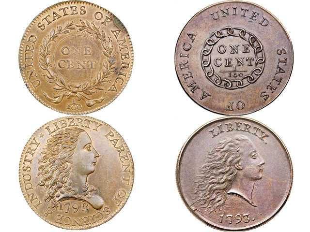 Rare 1792 & 1793 pennies sell for $2.6 mn & $2.35 mn