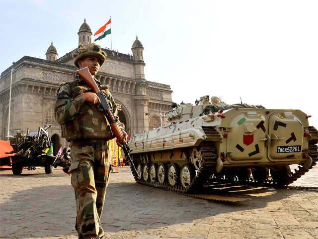 Army Day at the Gateway of India