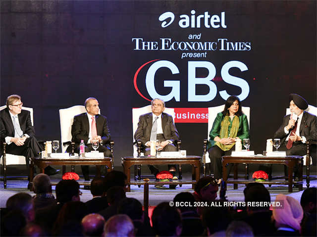 Political & corporate honchos at ET Global Business Summit