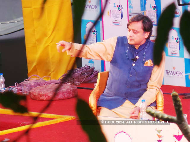 Shashi Tharoor at Jaipur Lit fest