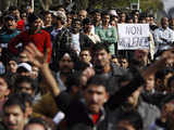 Indian students protest in Australia