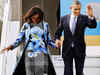 Michelle Obama wears Indian designer's outfit