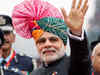 PM Modi wears colourful Rajasthani turban for R-Day