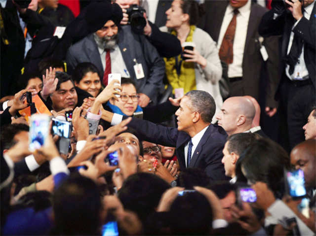 Obama at Sri Fort Auditorium