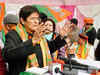 Delhi polls 2015: Manoj Tiwari campaigns alongside Kiran Bedi