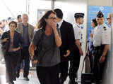 Distraught relatives of passengers of Air France flight AF447