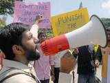 Protest against attack on Indian students