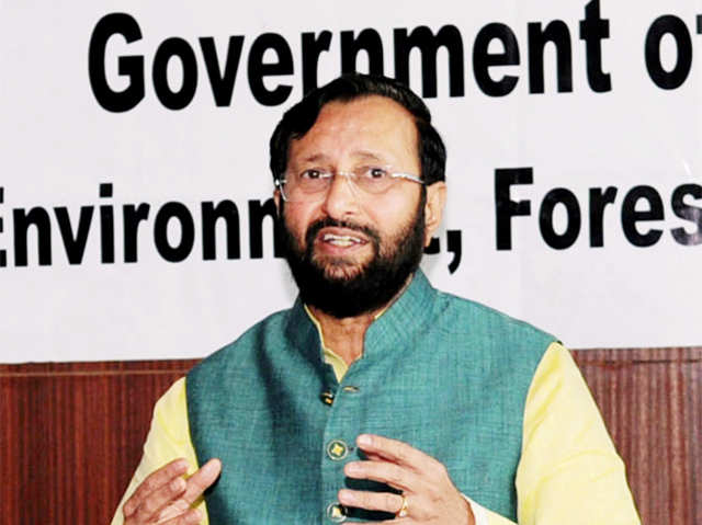 Prakash Javadekar addresses press conference on Climate Change