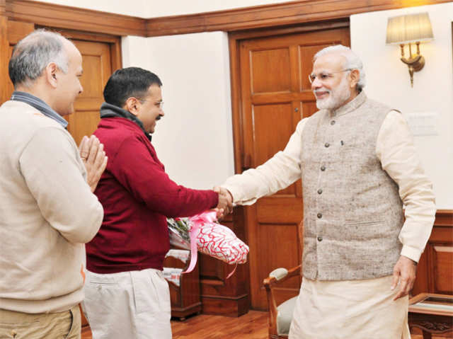 Kejriwal meets PM Modi