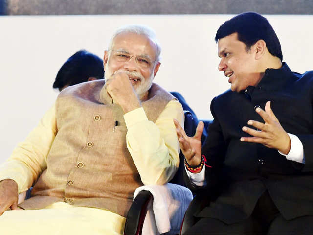 PM Narendra Modi and CM Devendra Fadnavis