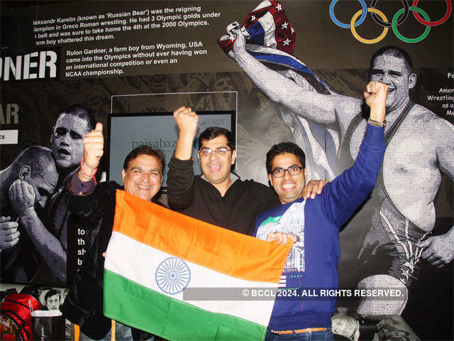 Fans in Chandigarh celebrate India Victory