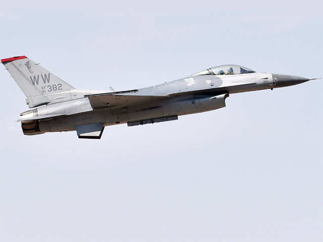 US Airforce's F-16 fighting falcon aircraft