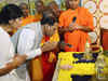 Sri Lankan President Maithripala Sirisena visits Mahabodhi temple
