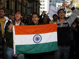 Protest against attack on Indians
