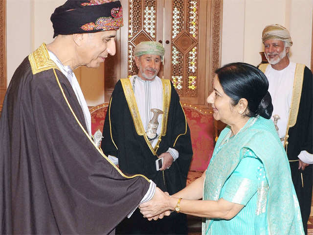 Sushama Swaraj in Oman