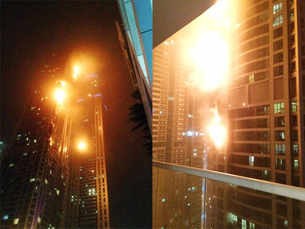 Dubai: One of the world's tallest residential towers in flames