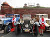 Vintage cars and motorbikes go out on royal ride