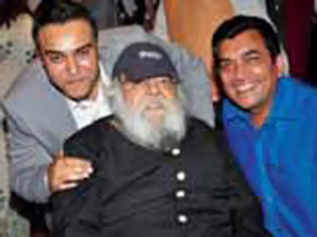 The 67-year-man of the hour was impeccably dressed in a black bandhgala and added a quirky touch by sporting a blue cap emblazoned with his name. The 67-year-man of the hour was impeccably dressed in a black bandhgala and added a quirky touch by sporting a blue cap emblazoned with his name.