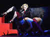 Madonna has a fall during the Brit Awards performance