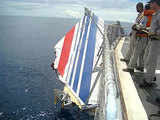 Brazil's Navy sailors recover debris of missing Air France